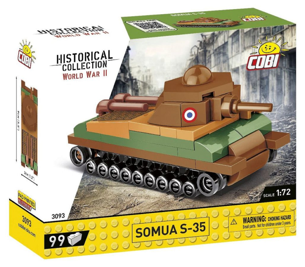 Image Pop Weasel - Image 2 of World War 2 - Somua S-35 Tank (99 Piece Kit) - Cobi - Model - Image - Pop Weasel