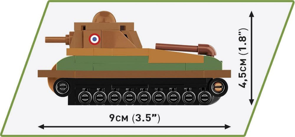 Image Pop Weasel - Image 5 of World War 2 - Somua S-35 Tank (99 Piece Kit) - Cobi - Model - Image - Pop Weasel