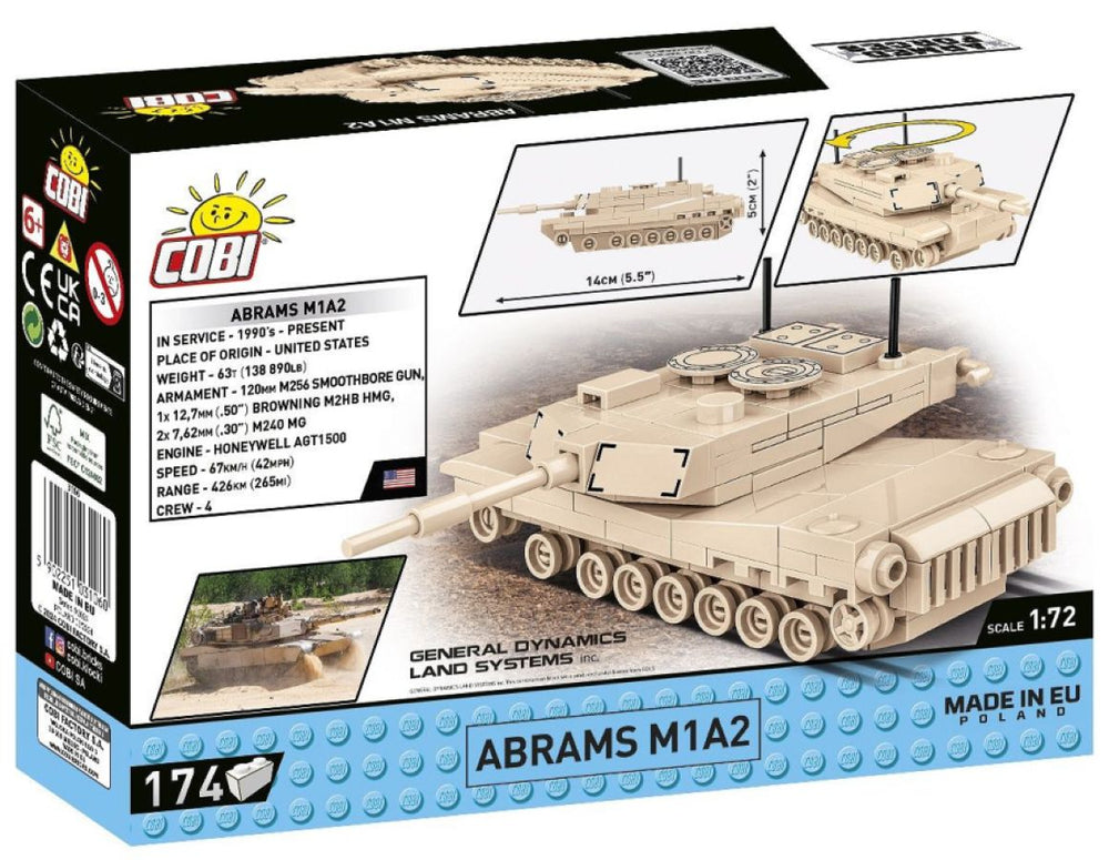 Image Pop Weasel - Image 3 of World War 2 - Abrams M1A2 (168 Piece Kit) - Cobi - Model - Image - Pop Weasel