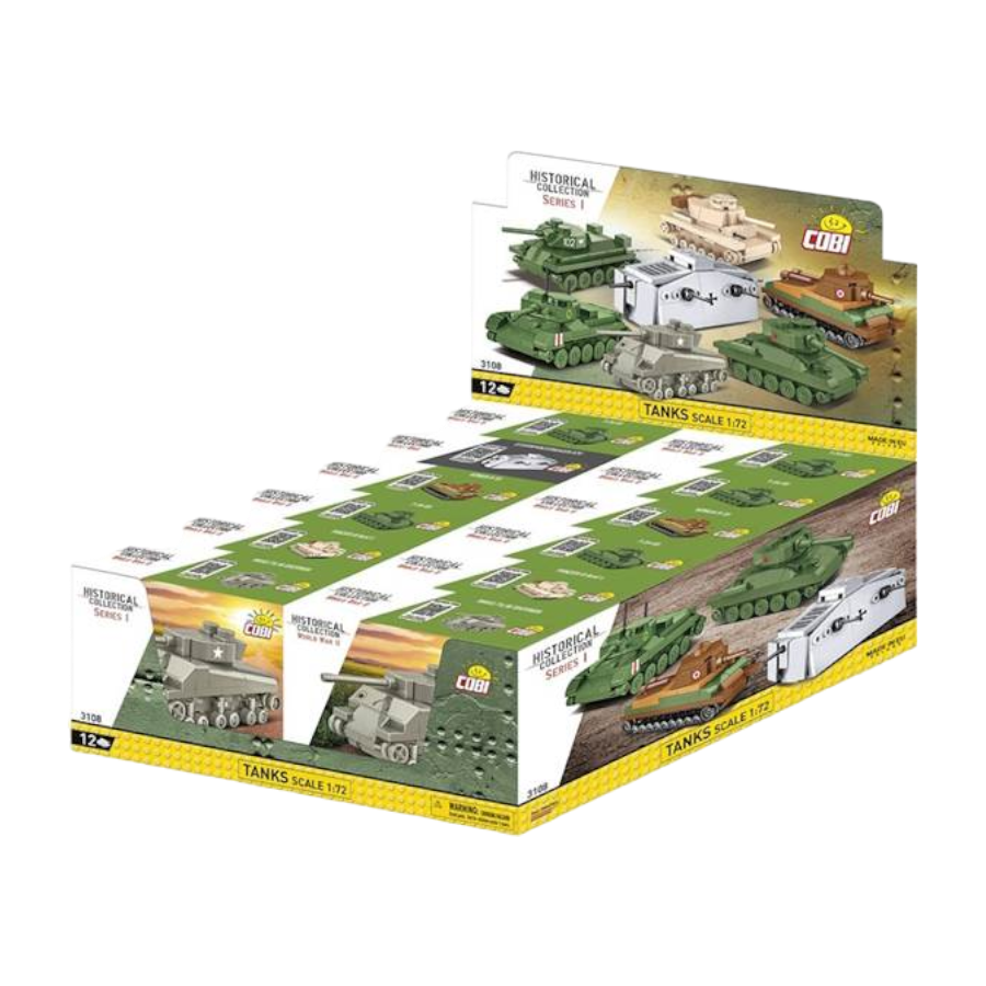 World War 2 - Tank Assortment 1/72 Scale (Wave 1) - Cobi - Model - Image - Pop Weasel