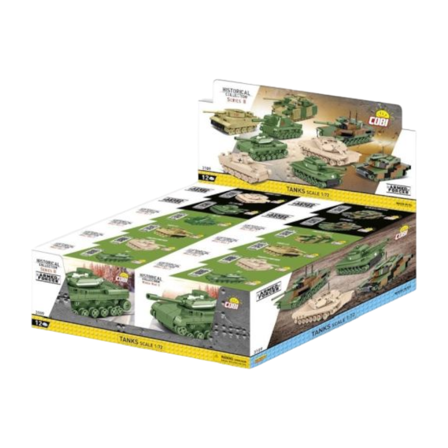 World War 2 - Tank Assortment 1/72 Scale (Wave 2) - Cobi - Model - Image - Pop Weasel