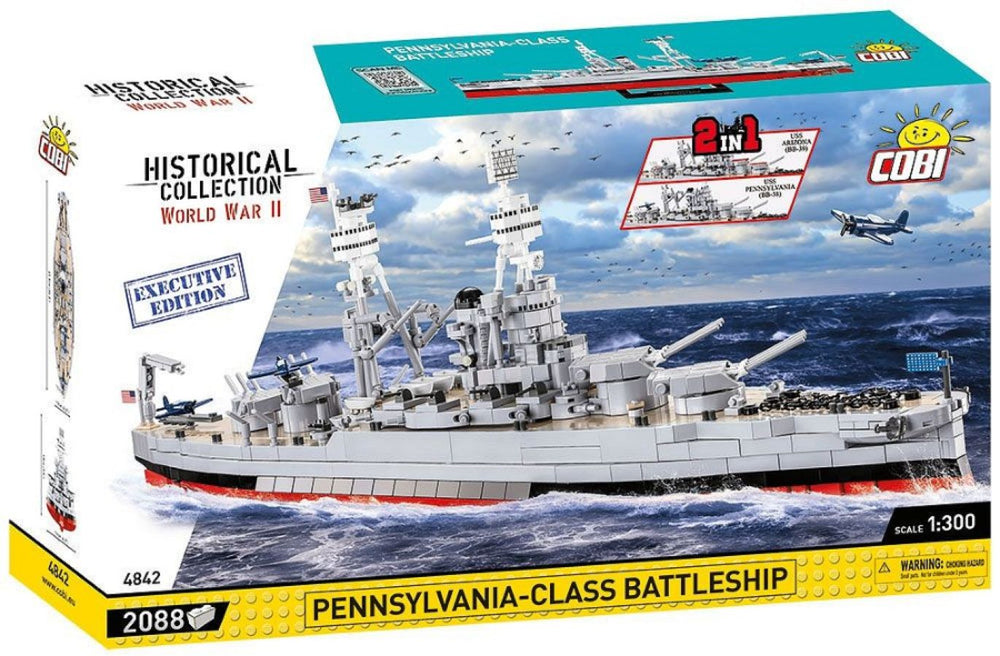 Image Pop Weasel - Image 2 of World War 2 - Pennsylvania Class Battleship - Executive Edition (2088 Piece Kit) - Cobi - Model - Image - Pop Weasel