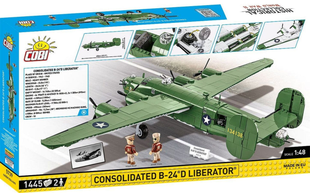 Image Pop Weasel - Image 3 of World War 2 - Consolidated B-24D Liberator (1413 Piece Kit) - Cobi - Model - Image - Pop Weasel