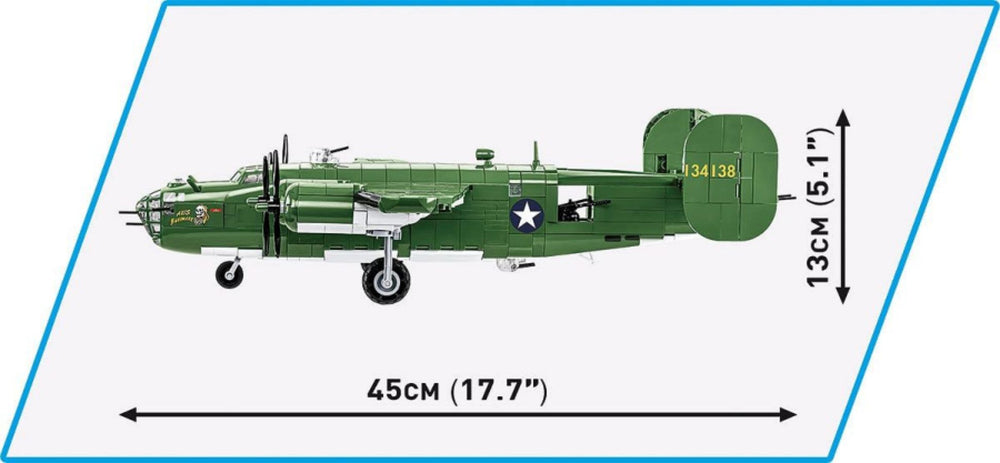 Image Pop Weasel - Image 9 of World War 2 - Consolidated B-24D Liberator (1413 Piece Kit) - Cobi - Model - Image - Pop Weasel