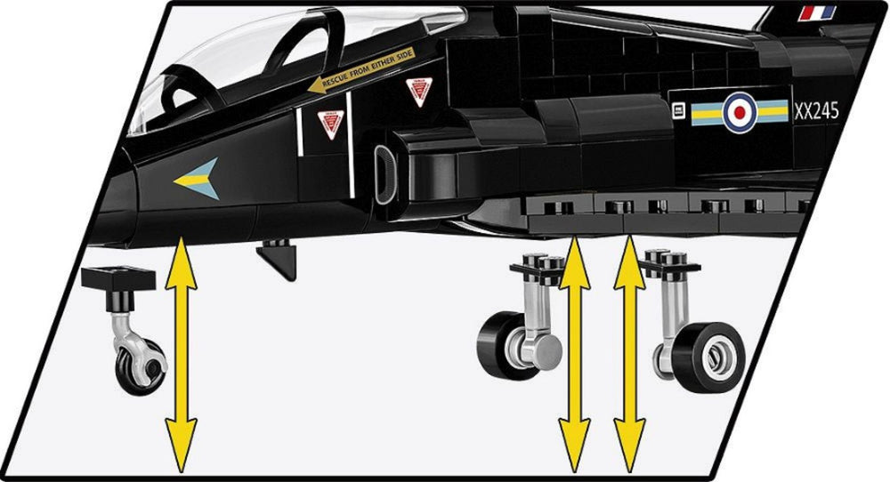 Image Pop Weasel - Image 5 of Armed Forces - BAe Hawk T1 RAF (362 Piece Kit) - Cobi - Model - Image - Pop Weasel