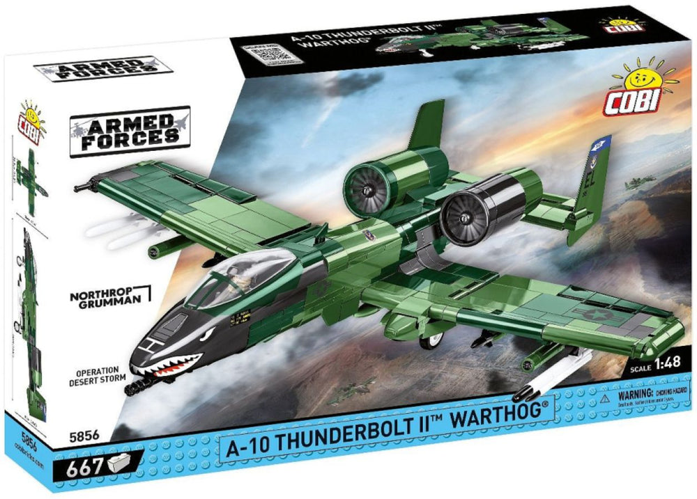 Image Pop Weasel - Image 2 of Armed Forces - A-10 Thunderbolt II Warthog (667 Piece Kit) - Cobi - Model - Image - Pop Weasel