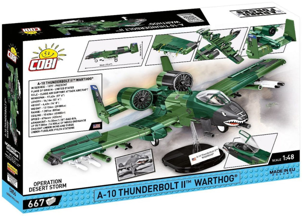 Image Pop Weasel - Image 3 of Armed Forces - A-10 Thunderbolt II Warthog (667 Piece Kit) - Cobi - Model - Image - Pop Weasel