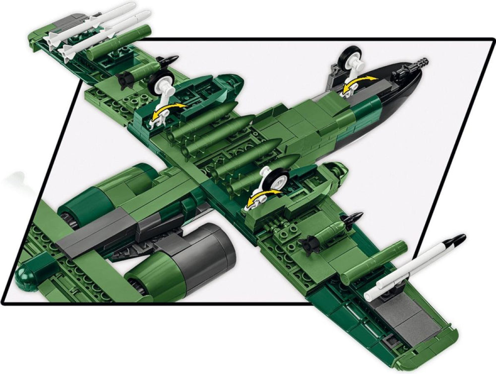 Image Pop Weasel - Image 7 of Armed Forces - A-10 Thunderbolt II Warthog (667 Piece Kit) - Cobi - Model - Image - Pop Weasel
