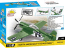 Image Pop Weasel - Image 3 of World War 2 - P-51 Mustang (150 Piece Kit) - Cobi