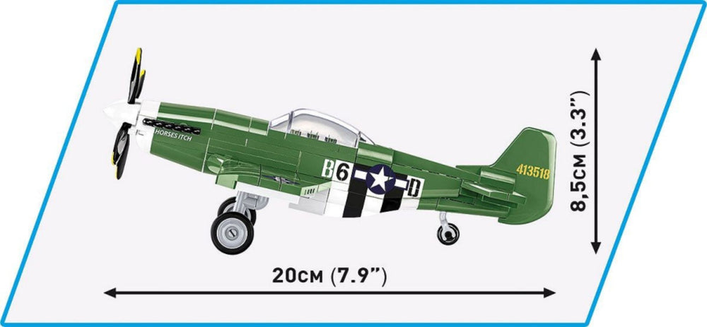 Image Pop Weasel - Image 7 of World War 2 - P-51 Mustang (150 Piece Kit) - Cobi - Model - Image - Pop Weasel