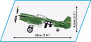 Image Pop Weasel - Image 7 of World War 2 - P-51 Mustang (150 Piece Kit) - Cobi