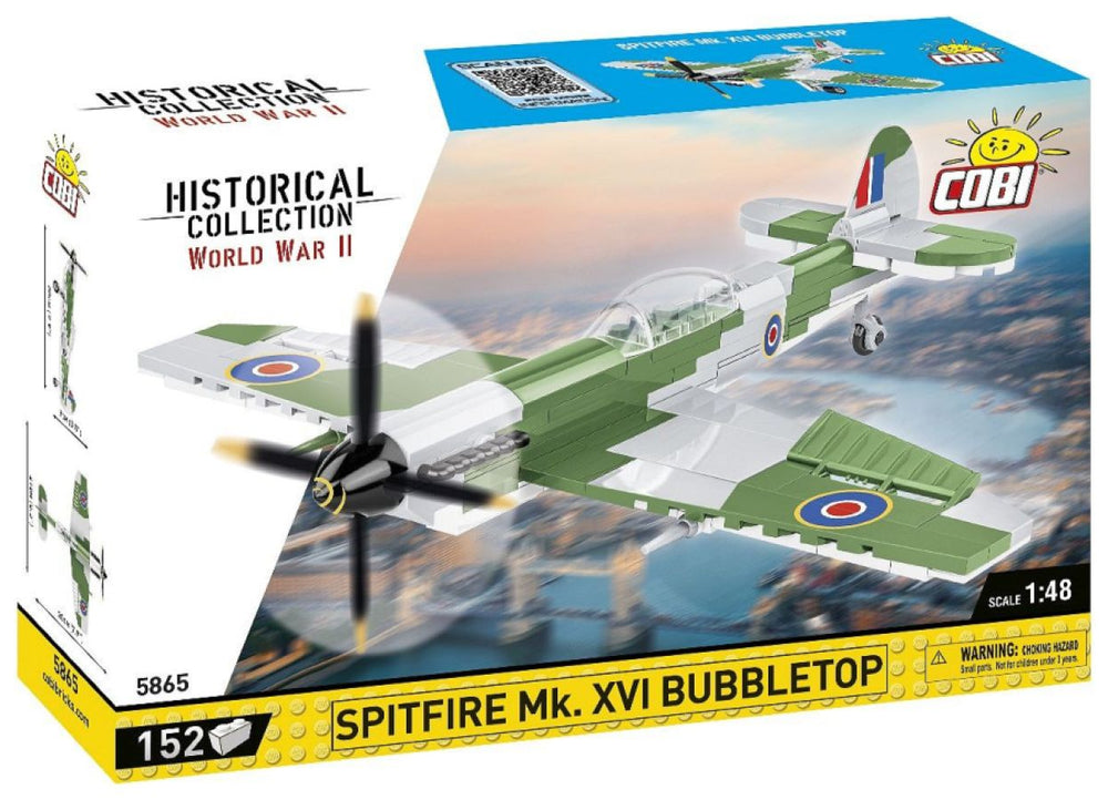 Image Pop Weasel - Image 2 of World War 2 - Spitfire Mk. XVI Bubbletop (152 Piece Kit) - Cobi - Model - Image - Pop Weasel