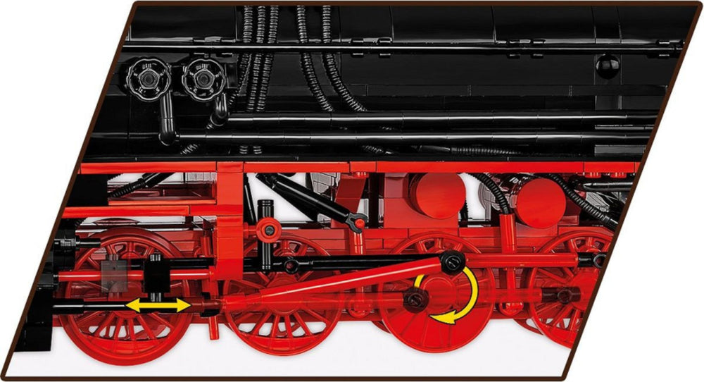 Image Pop Weasel - Image 4 of Trains - DR BR 52 Steam Locomotive 1:35 Scale [2505 Pcs] - Cobi - Model - Image - Pop Weasel