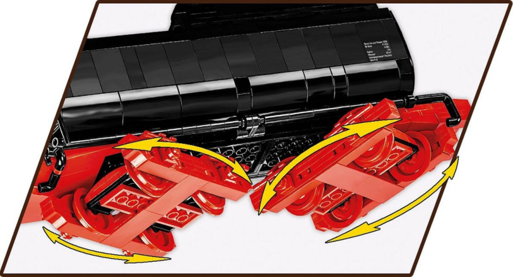 Image Pop Weasel - Image 5 of Trains - DR BR 52 Steam Locomotive 1:35 Scale [2505 Pcs] - Cobi - Model - Image - Pop Weasel