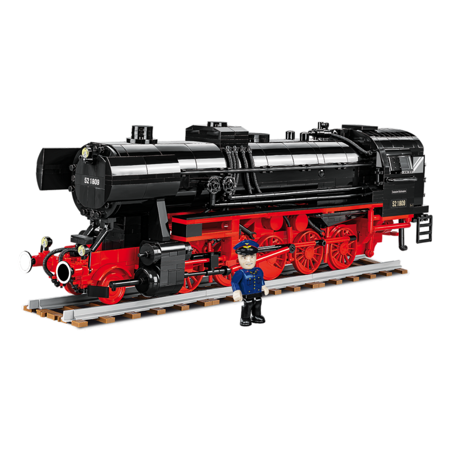 Trains - DR BR 52/TY2 Steam Locomotive 1:35 Scale [1723 Pcs] - Cobi - Model - Image - Pop Weasel