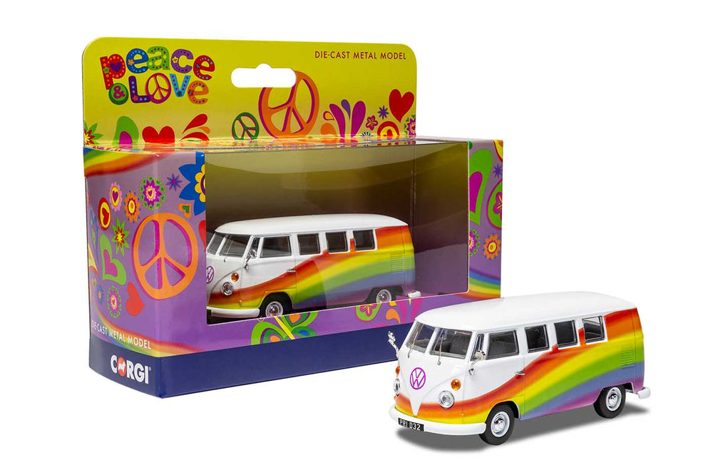 xx1/43 VW Camper: P,L &amp;Rainbow - Model - Image - Pop Weasel
