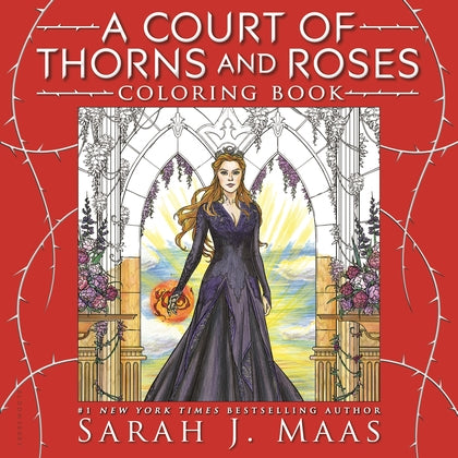 Pop Weasel Image of A Court of Thorns and Roses Coloring Book - Colouring Book - Image - Pop Weasel