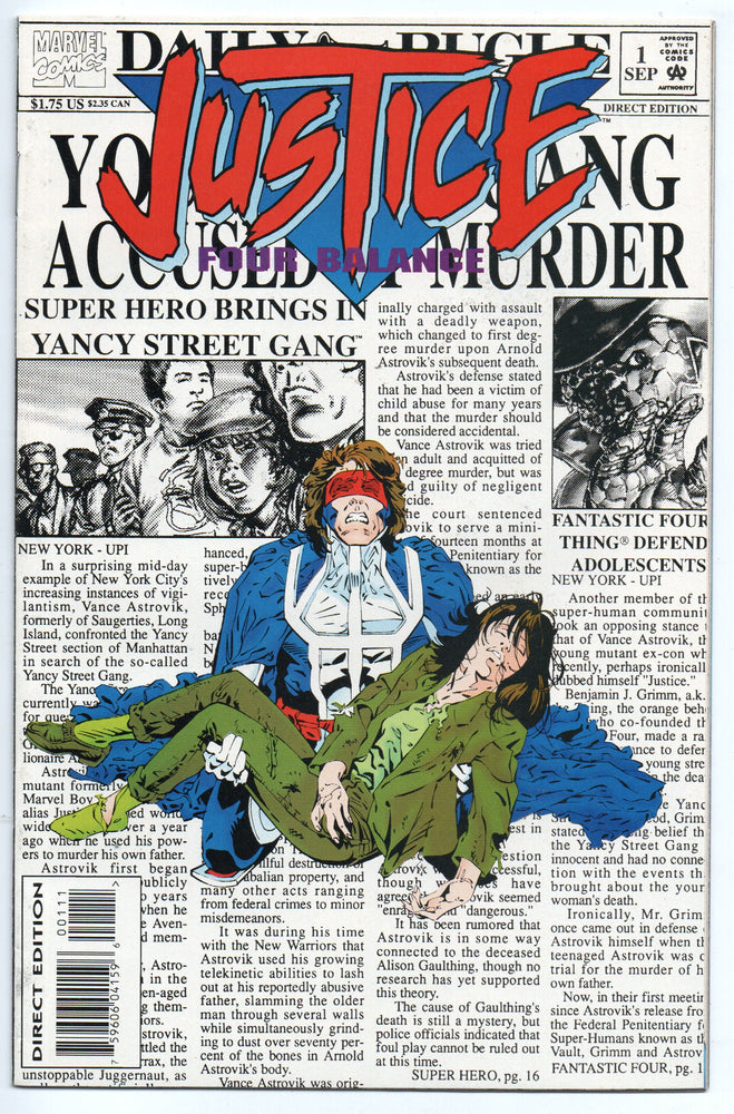 Pre-Owned - Justice: Four Balance - Pre-Owned Comics - Image - Pop Weasel