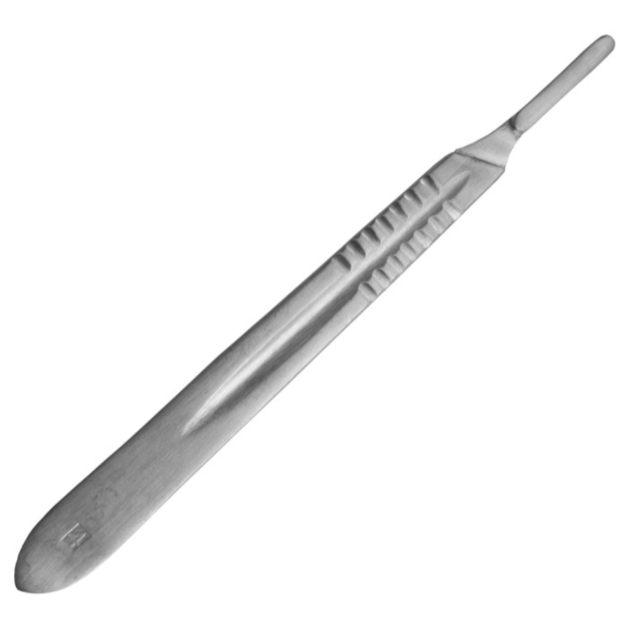 Small Metal Scalpel Handle - Model - Image - Pop Weasel