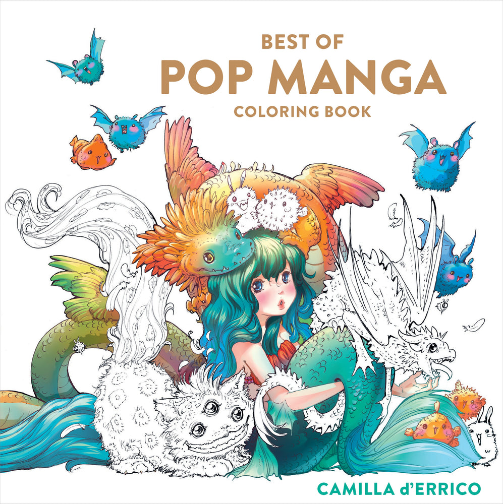 Pop Weasel Image of Best of Pop Manga Coloring Book - Manga - Image - Pop Weasel