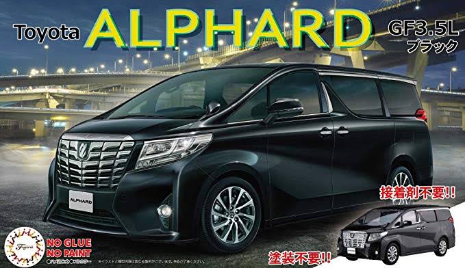 1/24 Alphard GF3.5L Black - Model - Image - Pop Weasel