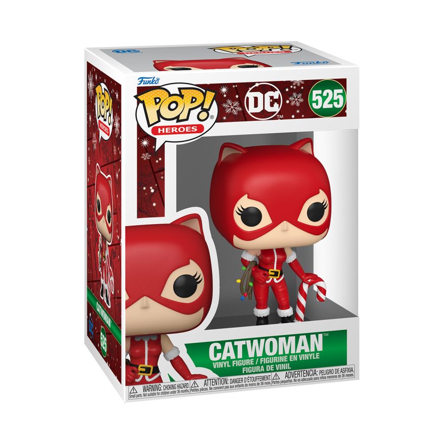 Image Pop Weasel - Image 2 of DC Comics - Catwoman (Holiday) Pop! Vinyl - Funko - Pop Vinyl - Image - Pop Weasel
