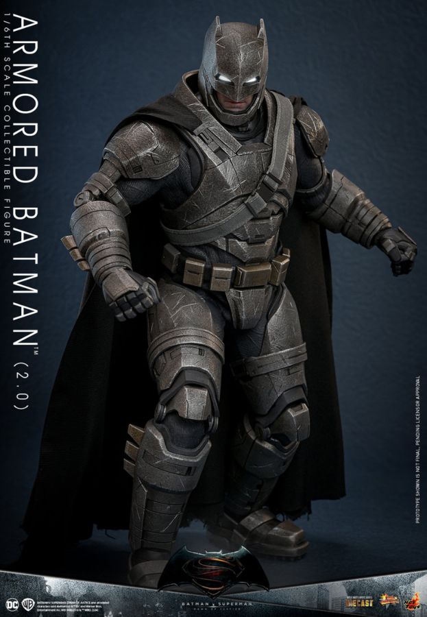 Pop Weasel - Image 4 of Batman v Superman: Dawn of Justice - Armored Batman (2.0) 1:6 Scale Collectable Action Figure - Hot Toys - Statue - Image - Pop Weasel