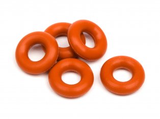 Silicone O-Ring P3 Red (5) - Model - Image - Pop Weasel