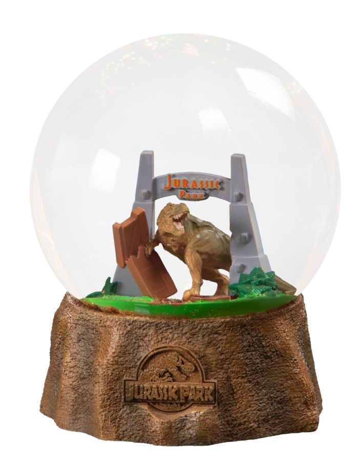 Image Pop Weasel - Image 2 of Jurassic Park - T-Rex Snowglobe - Ikon Collectables - Homewares - Image - Pop Weasel