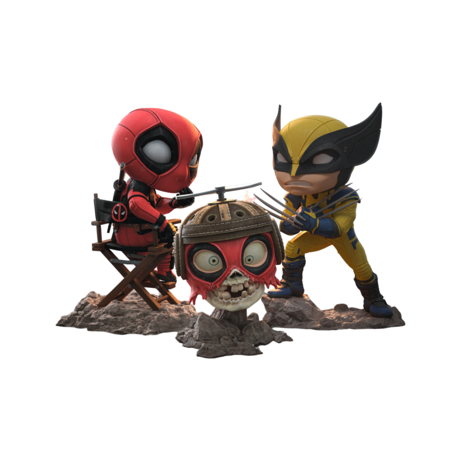Deadpool & Wolverine - Deadpool, Wolverine & Headpool Minico Set - Iron Studios - Statue - Image - Pop Weasel