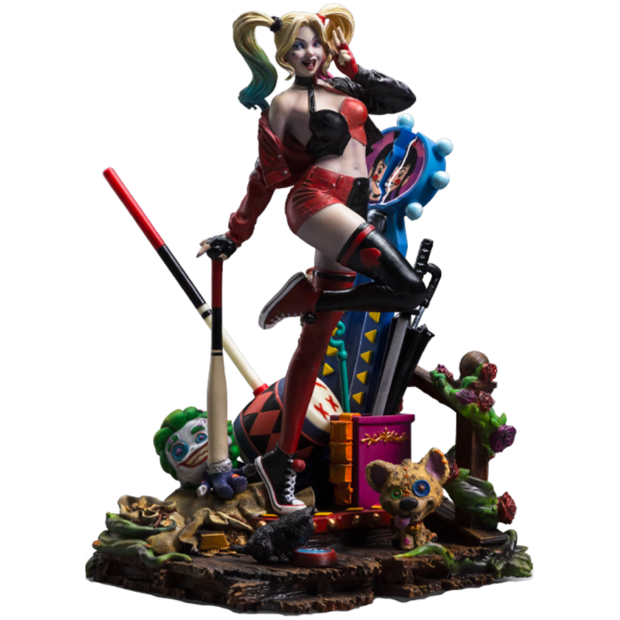 Batman - Harley Quinn (Gotham City Sirnes) DLX 1:10 Statue - Iron Studios -  - Image - Pop Weasel