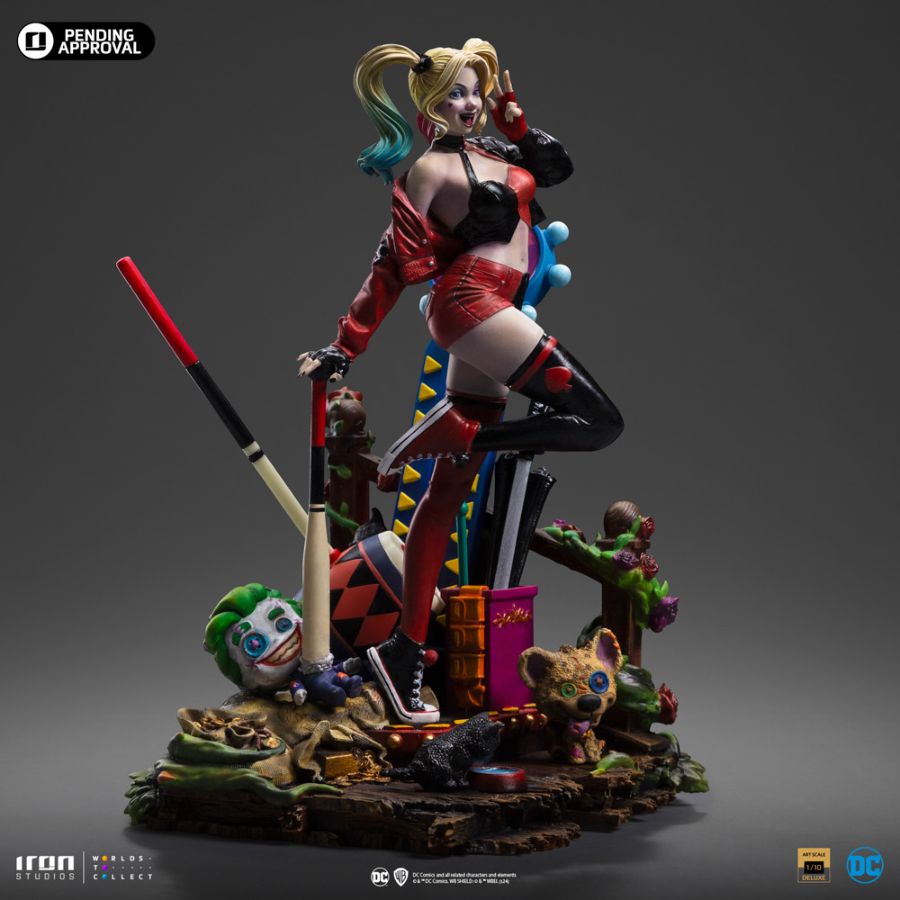 Image Pop Weasel - Image 3 of Batman - Harley Quinn (Gotham City Sirnes) DLX 1:10 Statue - Iron Studios -  - Image - Pop Weasel