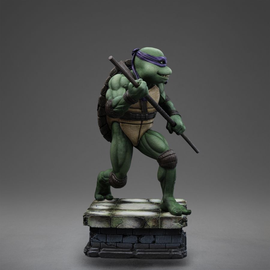 Image Pop Weasel - Image 4 of Teenage Mutant Ninja Turtles (1990) - Donatello 1:10 Scale Statue - Iron Studios - Statue - Image - Pop Weasel
