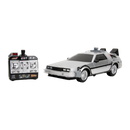 Pop Weasel Image of Back to the Future - Time Machine Remote Control 1:16 Scale Vehicle (with Light Up Function) - Jada Toys