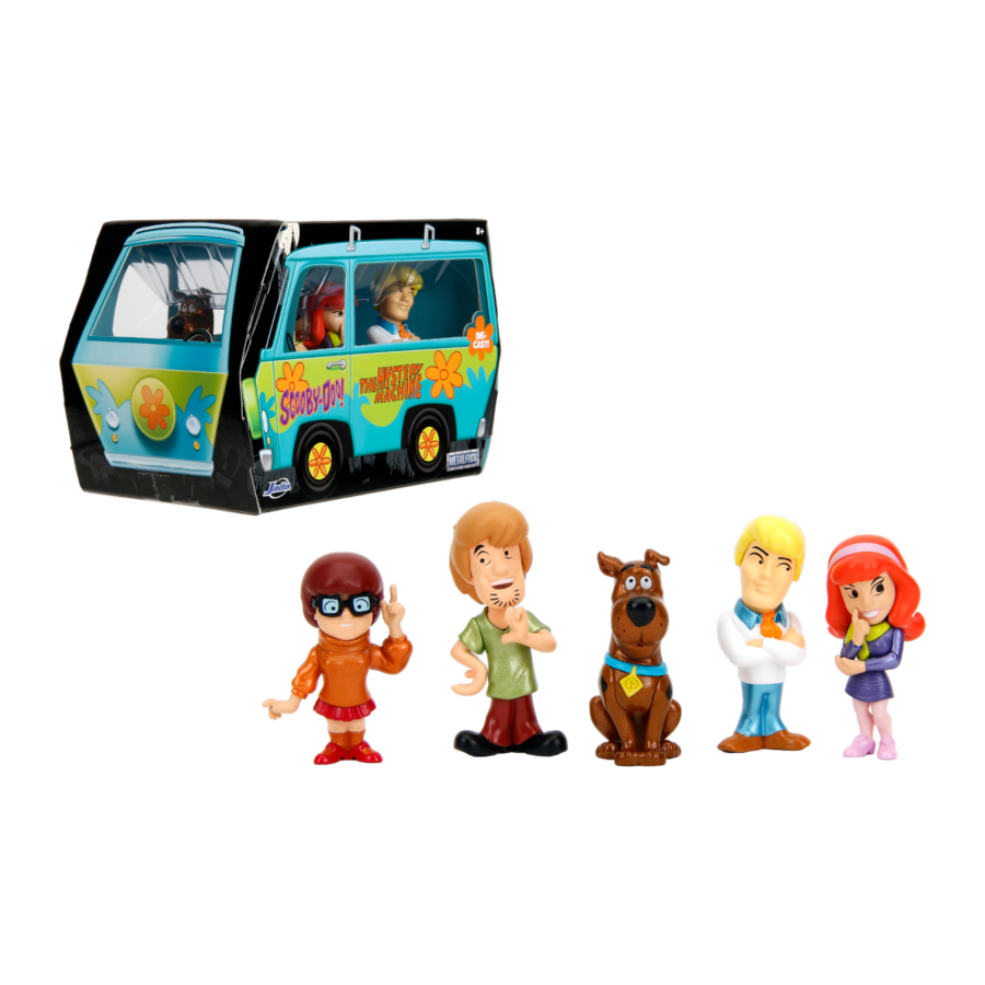 Scooby Doo - Mystery Machine with Scooby Doo Gang 2.5" Figures - Jada Toys -  - Image - Pop Weasel
