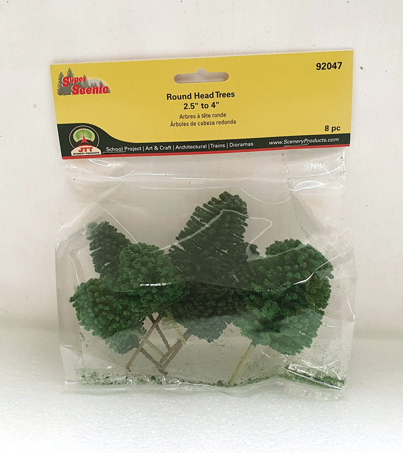 60-100mm Round Head Trees (8) - Model - Image - Pop Weasel