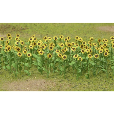 HO: 25mm Sunflowers (16) - Model - Image - Pop Weasel