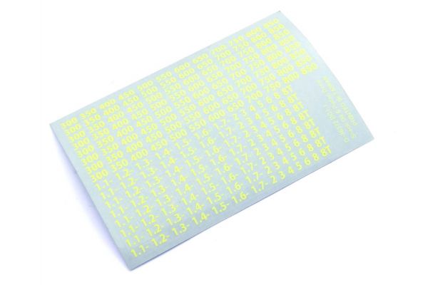 Shock Oil Decal (Yellow) - Model - Image - Pop Weasel