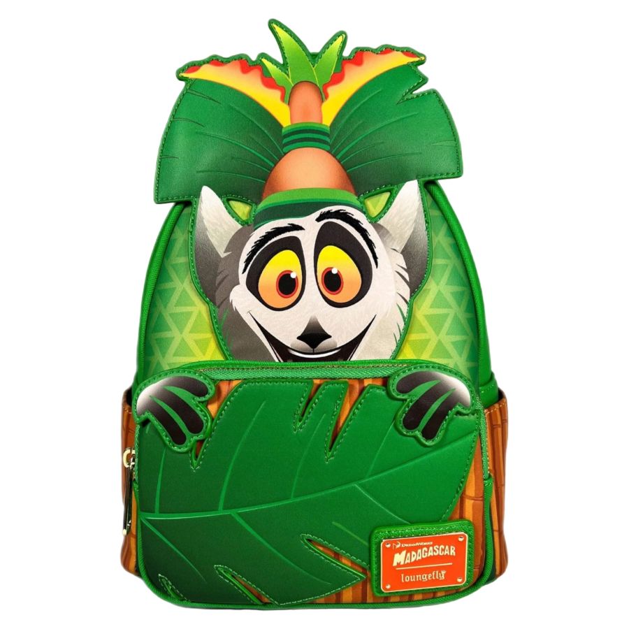 Pop Weasel - Image 2 of Madagasca - King Julien Cosplay US Exclusive Mini Backpack [RS] - Loungefly - Bags, Wallets & Purses - Image - Pop Weasel