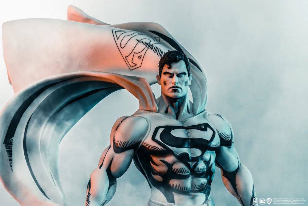 Image Pop Weasel - Image 4 of Superman - Superman (John Byrne) Black & White PVC 1:8 Scale Statue - Pure Arts - Statue - Image - Pop Weasel