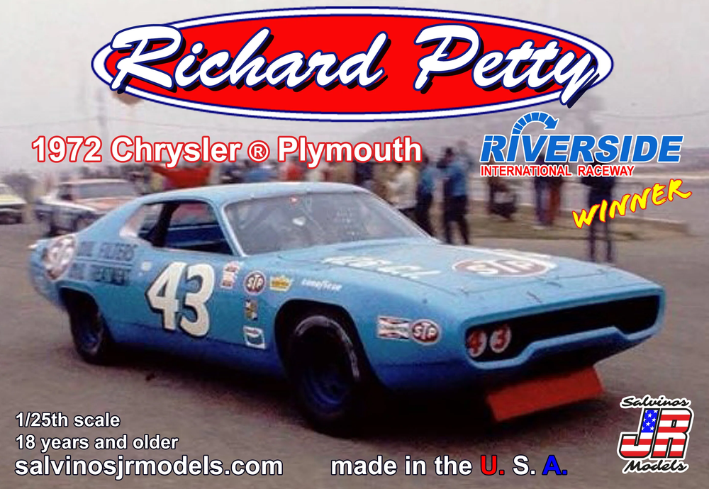 1/25 '72 Plymouth Petty #43 Ri - Model - Image - Pop Weasel