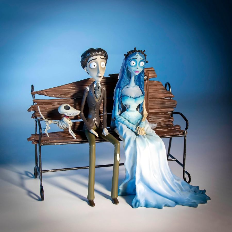 Pop Weasel - Image 3 of Corpse Bride - Victor and Emily on Bench 1:10 Scale Figure Set - SD Toys - statue - Image - Pop Weasel