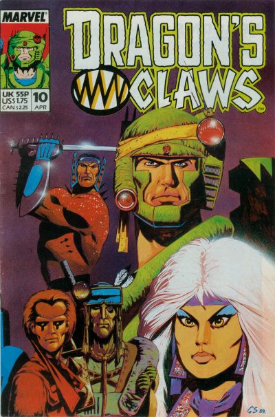 Pre-Owned - Dragon's Claws (1988 series) #10 (April 1989) - Cover Image