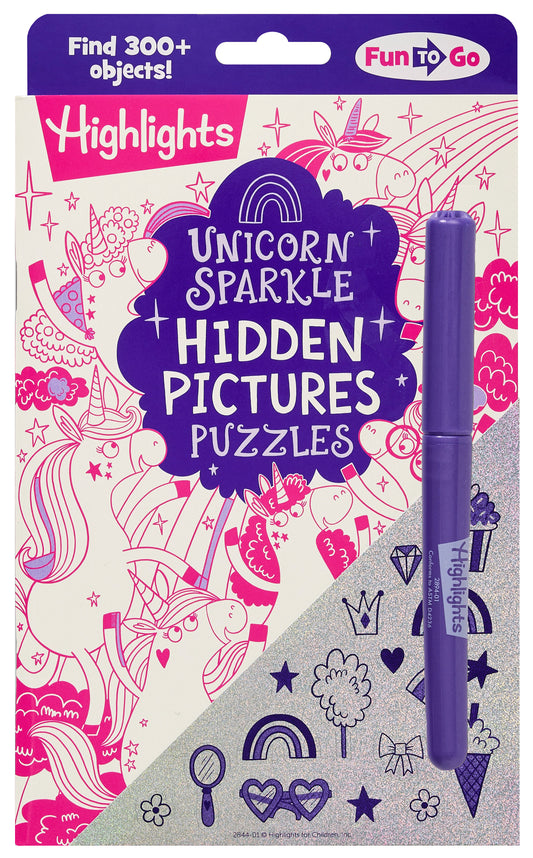 Unicorn Sparkle Hidden Pictures Puzzles image