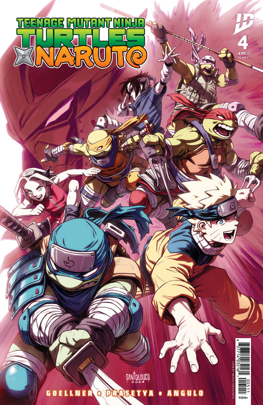 Teenage Mutant Ninja Turtles x Naruto #4 Variant C (Santolouco) - Image