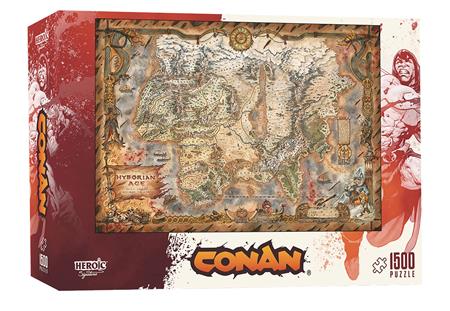 Conan Hyborian Age Map Puzzle - Image - Collectibles - Image - Pop Weasel