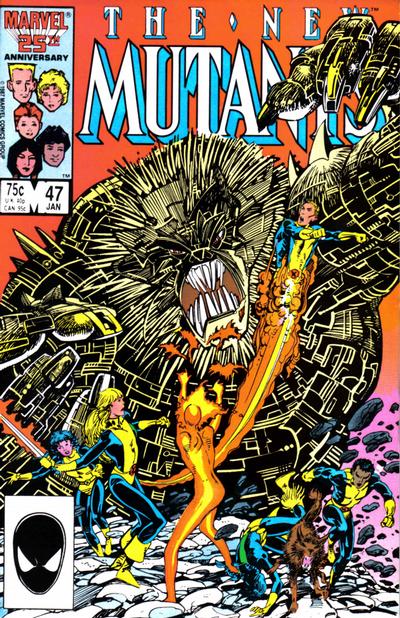 Pre-Owned - The New Mutants (1983 series) #47 (January 1987) - Cover Image