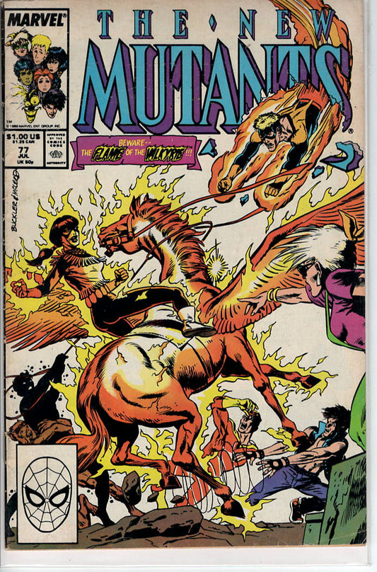 Pre-Owned - The New Mutants #77  (July 1989) - Image