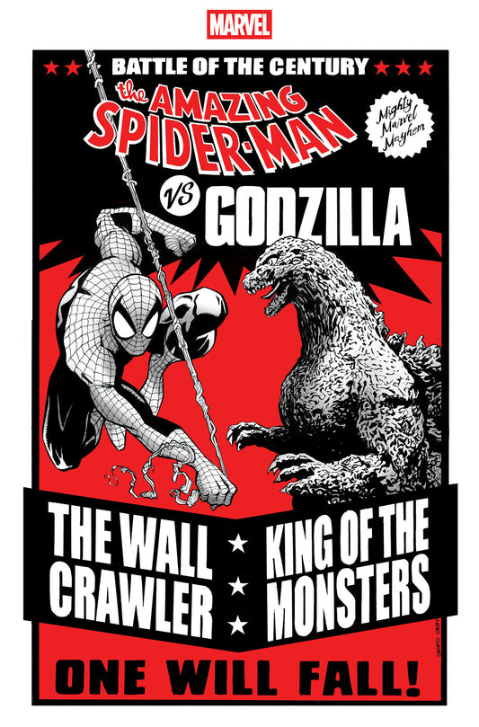 GODZILLA VS. SPIDER-MAN #1 LEE GARBETT VERSUS VARIANT - Image