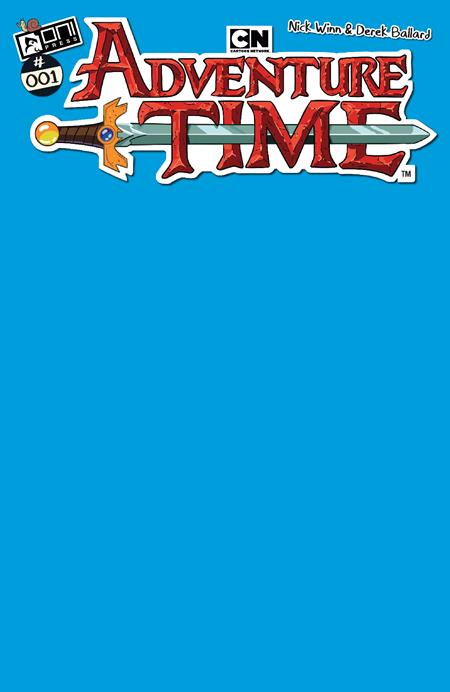 Adventure Time (2025) #1  F Finn Blue Sketch Var - Image